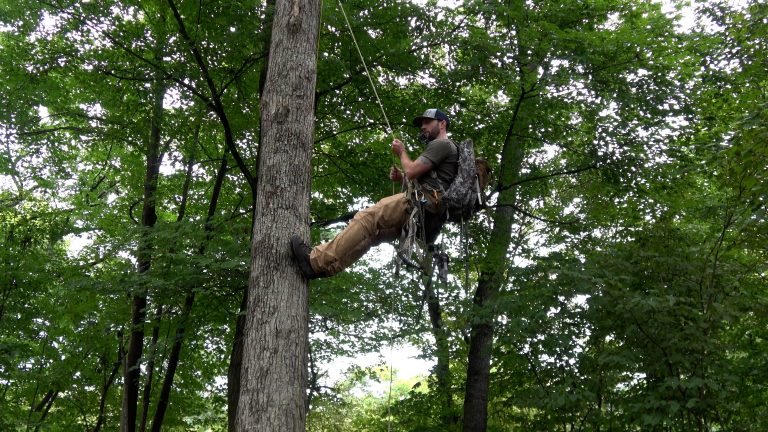 One Stick Climbing Method