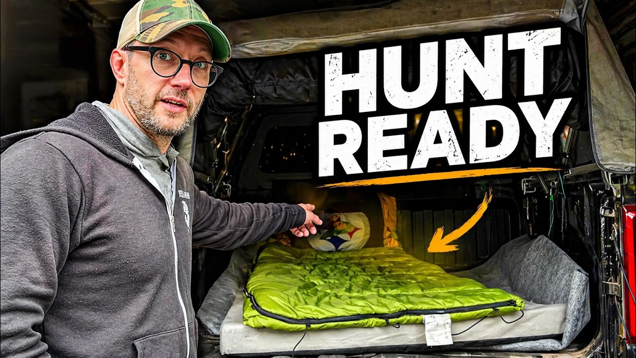 Pack Less, Hunt More | Truck Camping Setup